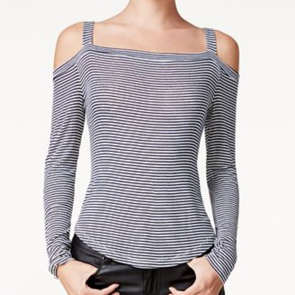 Chelsea Sky Cold Shoulder Top